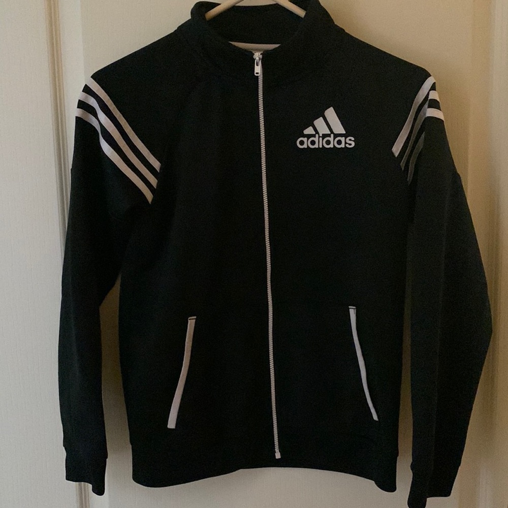 Adidas track jacket kids size M